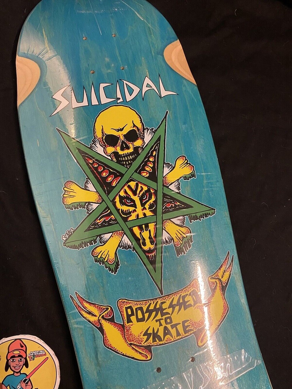 Signed Jim Muir Autographed Skateboard Deck Dogtown Suicidal Skates Tendencies Possessed to Skate