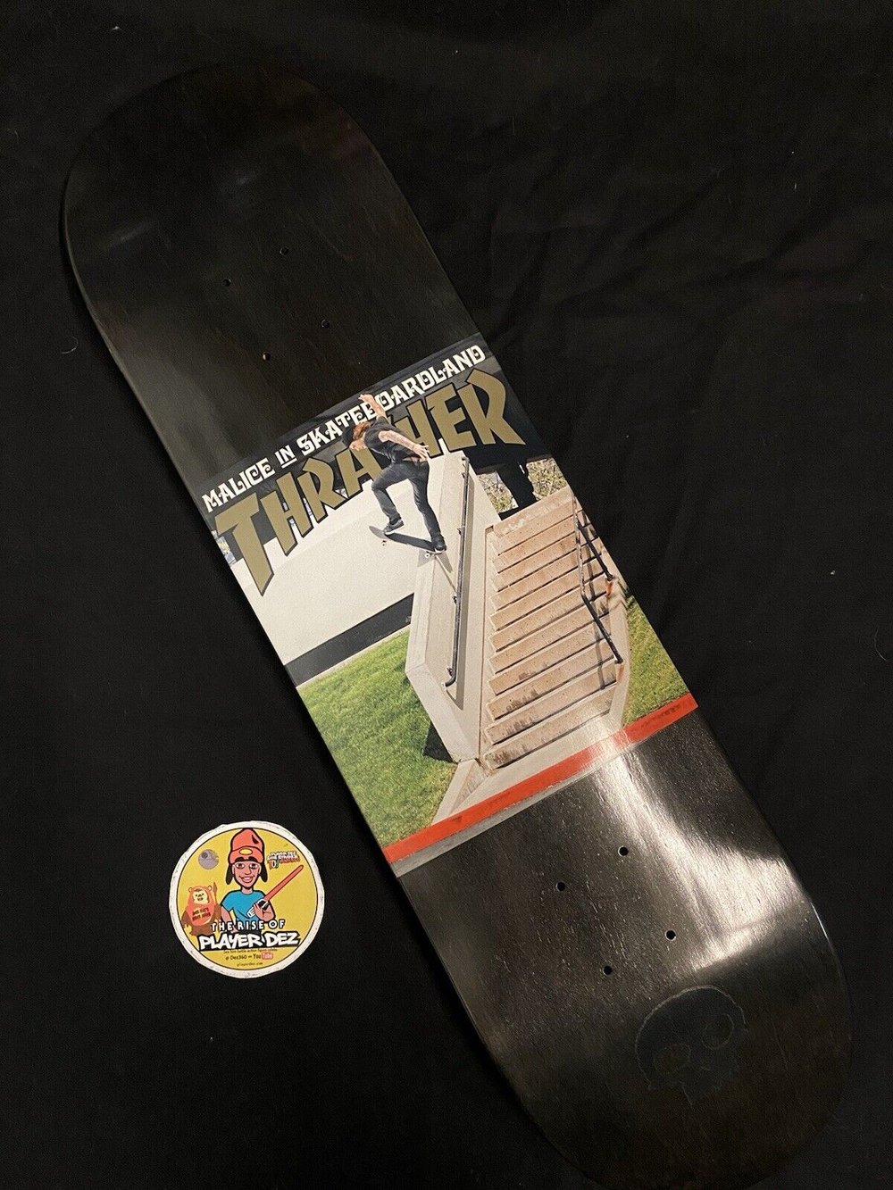 Signed James Brockman Zero Autographed Skateboard Deck Malice In Skateboarding