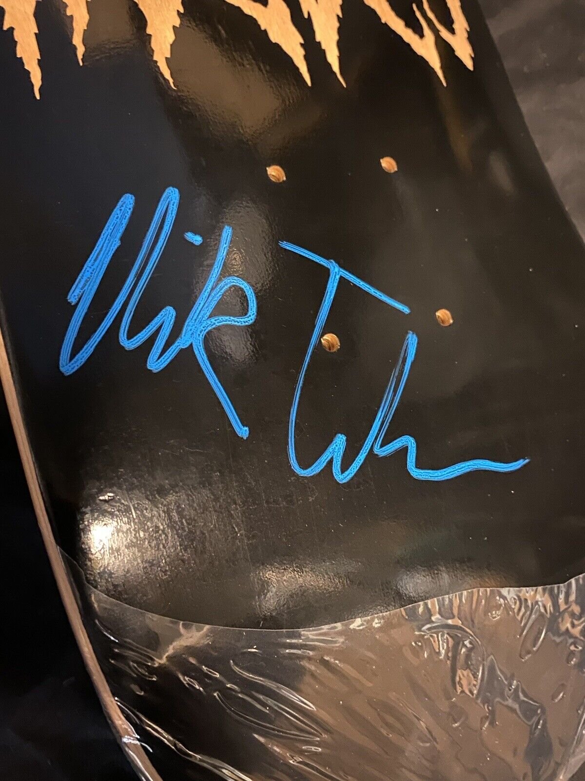 Signed Nick Tucker Unreleased 1 of 1 We Are Wolves Holographic Autographed Skateboard Deck