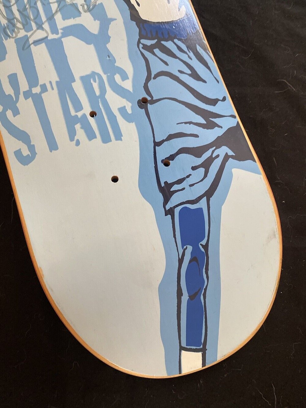 Signed Ryan Denman City Stars Autographed Skateboard Deck