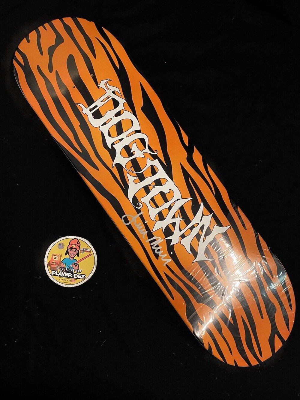 Signed Jim Muir Dogtown Autographed Skateboard Deck Horror Script Animal Street