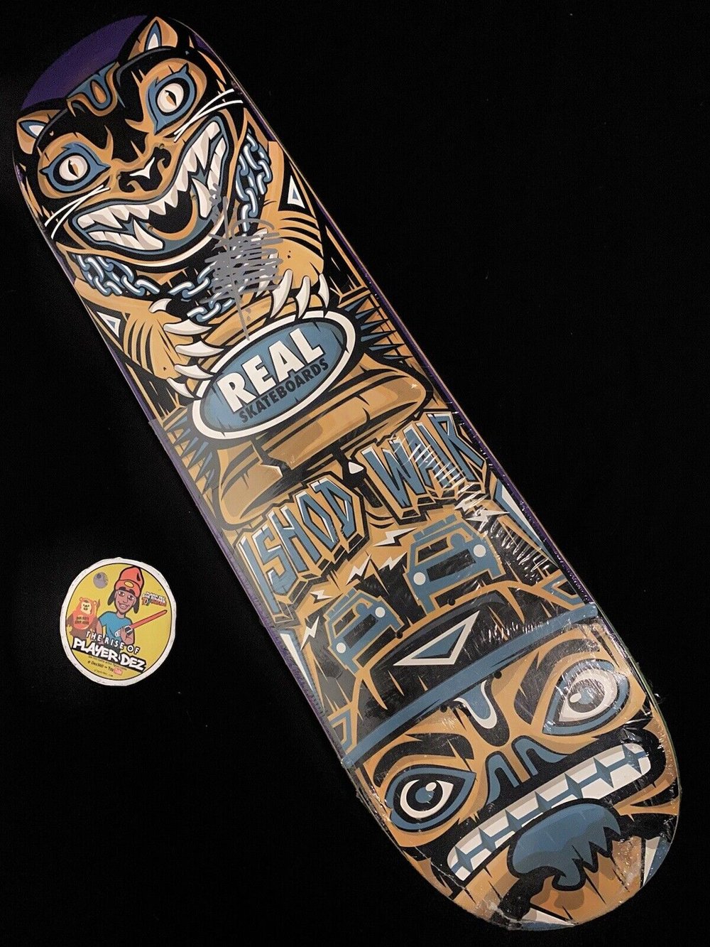 Signed Ishod Wair Real Autographed Skateboard Deck Spirit Guide