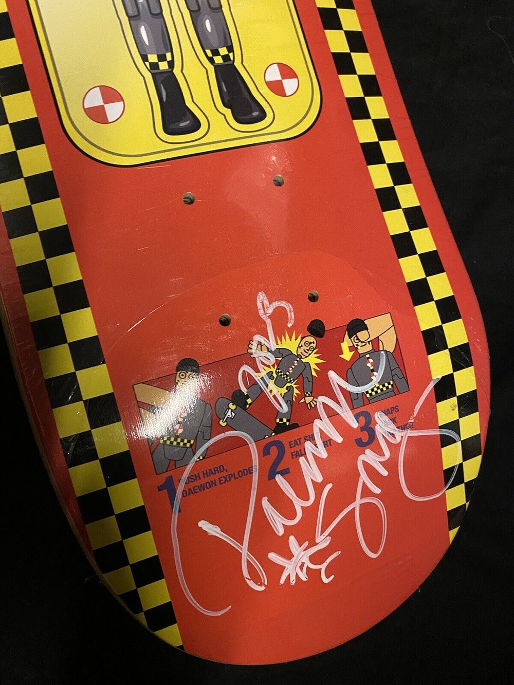 Signed Daewon Song Thank You Autographed Skateboard Deck Dummies