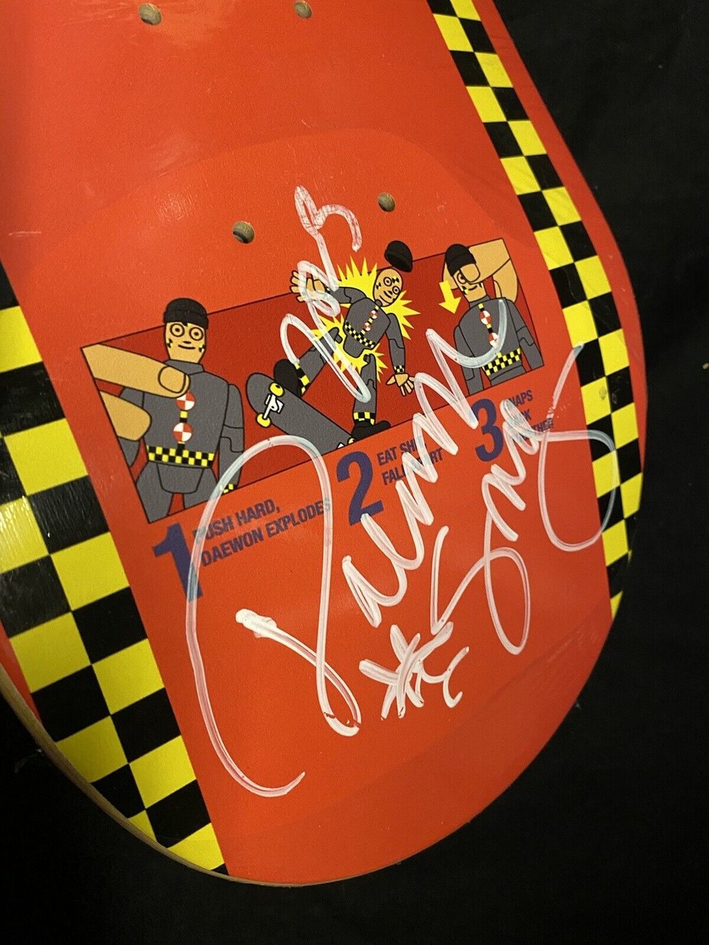 Signed Daewon Song Thank You Autographed Skateboard Deck Dummies