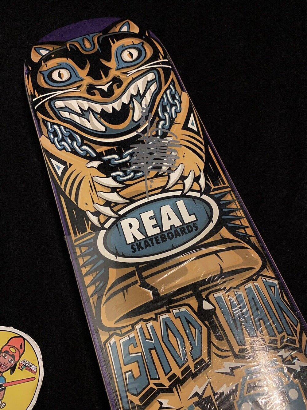 Signed Ishod Wair Real Autographed Skateboard Deck Spirit Guide