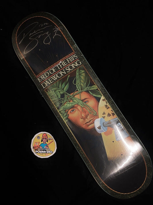 Signed Daewon Song Thank You Autographed Skateboard Deck Lord Of The Flips